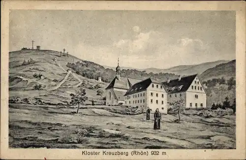 Ak Klosterkreuzberg Bischofsheim an der Rhön, Kloster Kreuzberg