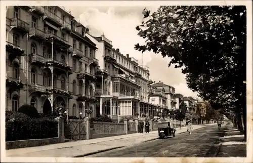 Ak Bad Homburg vor der Höhe Hessen, Kaiser Friedrich Promenade