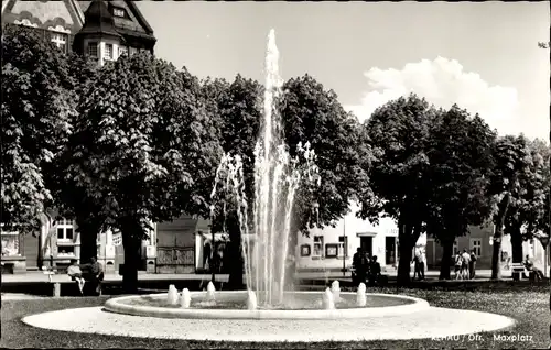 Ak Rehau im Fichtelgebirge Oberfranken, Maxplatz