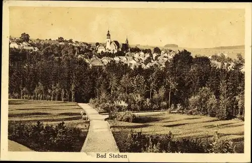 Ak Bad Steben in Oberfranken, Panorama