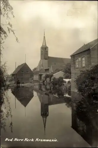 Ak Krommenie Zaanstad Nordholland Niederlande, Ned. Herv. Kerk