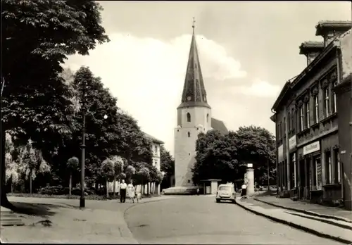 Ak Hohenmölsen im Burgenlandkreis, Altmarkt, Kirche