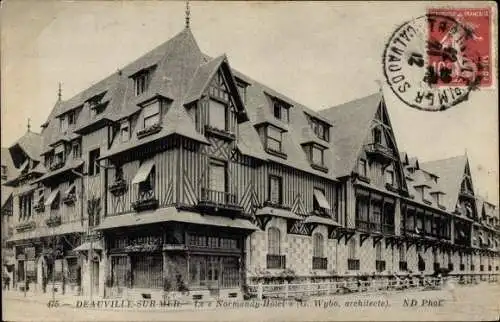 Ak Deauville sur Mer Calvados, Le Normandy-Hotel