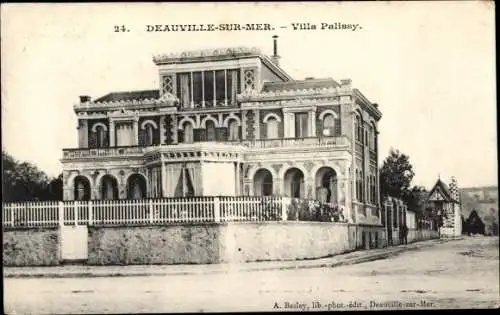 Ak Deauville sur Mer Calvados, Villa Palissy