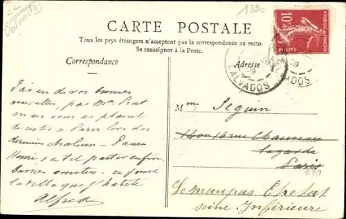 Ak Deauville sur Mer Calvados, Villa Palissy