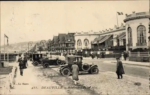 Ak Deauville Calvados, Boulevard de la Mer