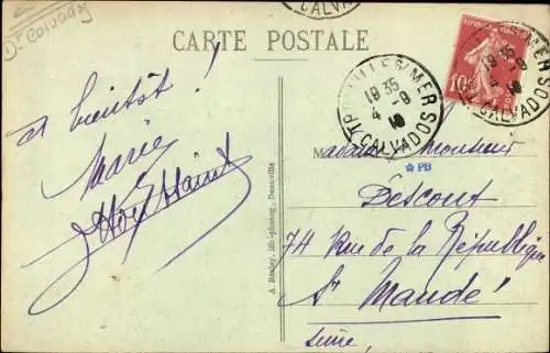 Ak Deauville Calvados, Le Normandy-Hotel