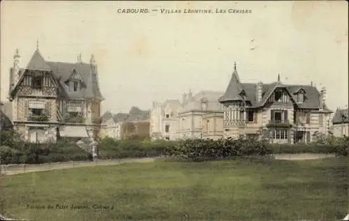 Ak Cabourg Calvados, Villas Léontine, Les Cerises