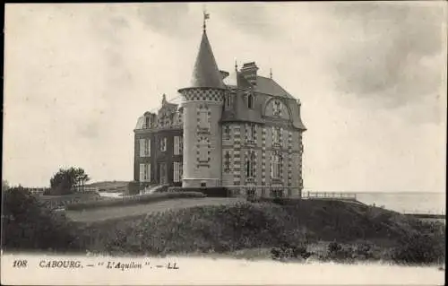 Ak Cabourg Calvados, L'Aquilon, Villa