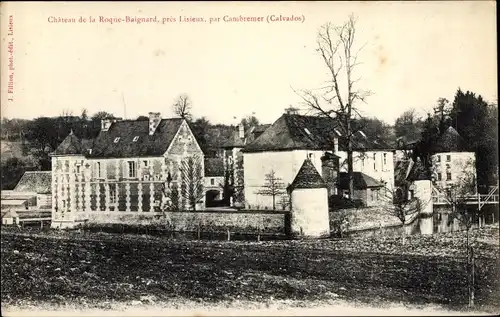 Ak Cambremer Calvados, Château de la Roque-Baignard