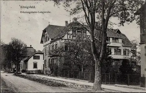 Ak Königsfeld im Schwarzwald Baden, Erholungsheim Luisenruhe