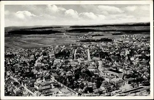 Ak Schwenningen am Neckar Villingen Schwenningen, Stadtpanorama, Fliegeraufnahme