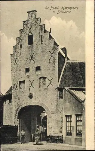 Ak Zierikzee Zeeland, De Noord-Havenpoort