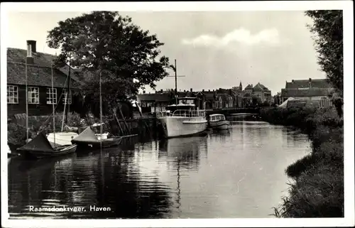 Ak Raamsdonksveer Nordbrabant, Haven, Segelboote, Schiffe