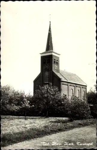 Ak Terwispel Friesland Niederlande, Ned. Herv. Kerk