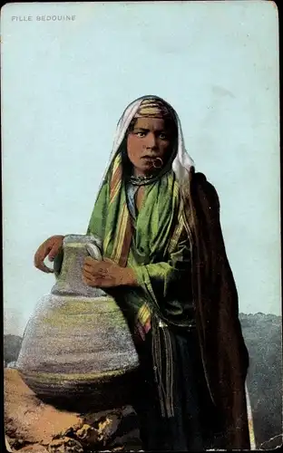 Ak Fille Bedouine, Beduinin, Maghreb