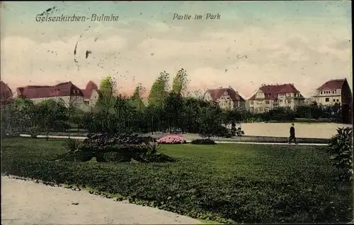 Ak Bulmke Hüllen Gelsenkirchen im Ruhrgebiet, Partie im Park