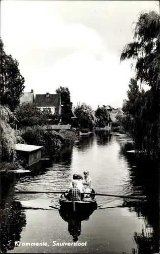 Ak Krommenie Zaanstad Nordholland Niederlande, Snuiversloot