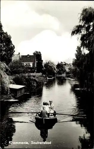 Ak Krommenie Zaanstad Nordholland Niederlande, Snuiversloot