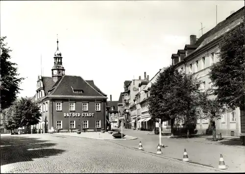 Ak Ronneburg in Thüringen, Rathaus am Markt