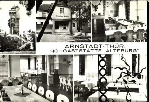 Ak Arnstadt in Thüringen, HO Gaststätte Alteburg