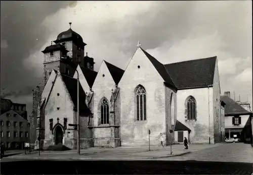 Ak Zeitz an der Weißen Elster im Burgenlandkreis, Kirche