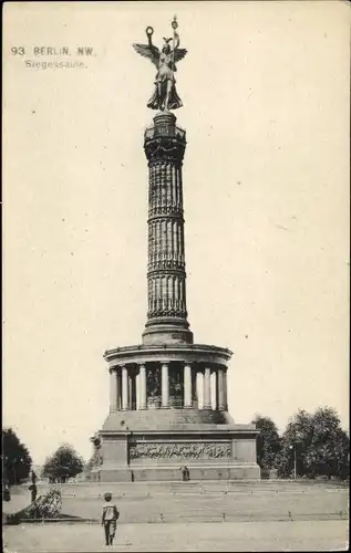 Ak Berlin Tiergarten, Siegessäule