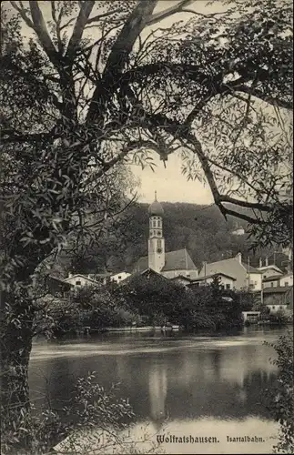 Ak Wolfratshausen in Oberbayern, Isartalbahn