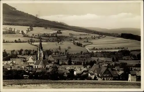 Ak Tann in der Rhön Osthessen, Berta Heim und Kirche