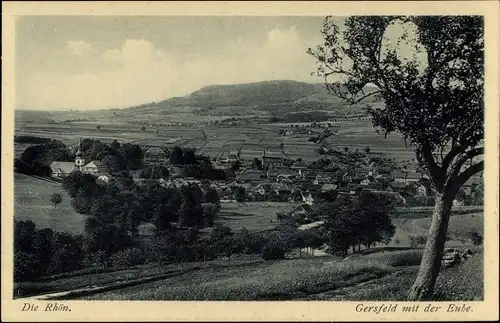 Ak Gersfeld in der Rhön Hessen, Ort mit der Eube