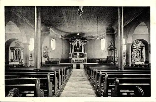 Ak Ober Mörlen im Taunus Hessen, Kath. Kirche