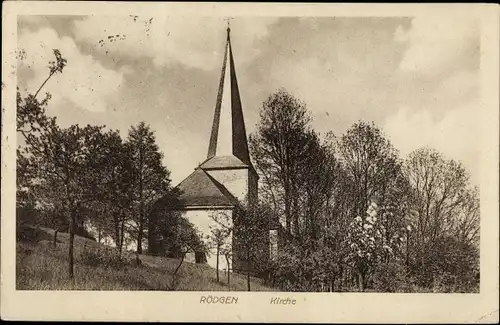 Ak Rödgen Obersdorf Wilnsdorf Nordrhein Westfalen, Kirche