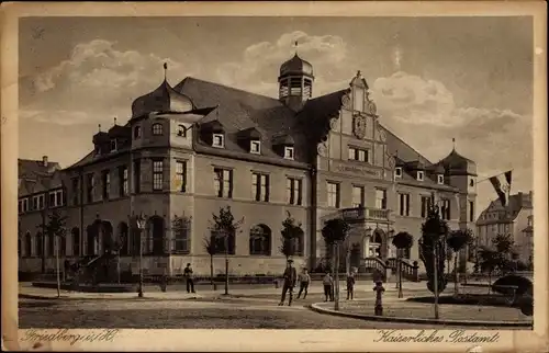 Ak Friedberg in Hessen, Kaiserl. Postamt