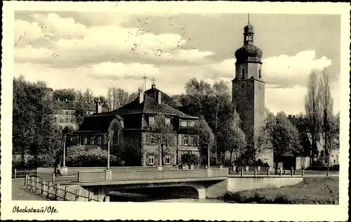 Ak Oberkotzau in Oberfranken Bayern, Rathaus