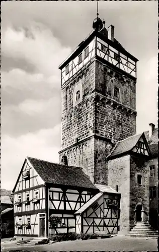 Ak Bischofsheim vor der Rhön Unterfranken, Stadtturm