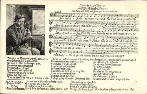 Lied Ak Soph, Hans, Da Eisnbah', Erzgebirgische Mundart