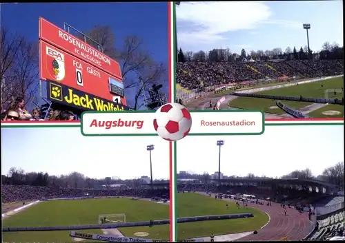 Ak Augsburg in Schwaben, Rosenaustadion, FC Augsburg
