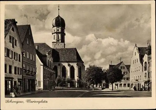 Ak Schongau in Oberbayern, Marienplatz