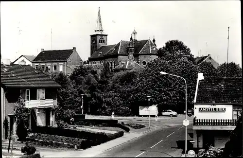 Ak Hulsberg Limburg Niederlande, Panorama met R. K. Kerk