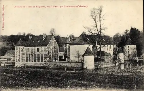 Ak Cambremer Calvados, Château de la Roque-Baignard
