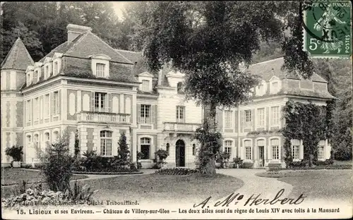 Ak Villers sur Glos Calvados, Le Chateau