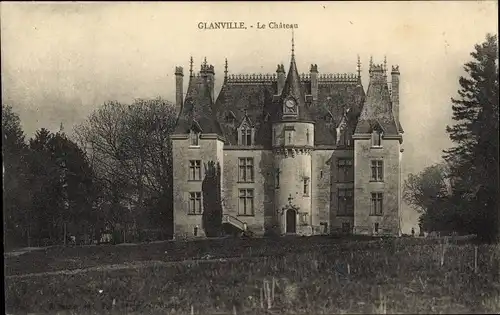 Ak Glanville Calvados, Le Chateau