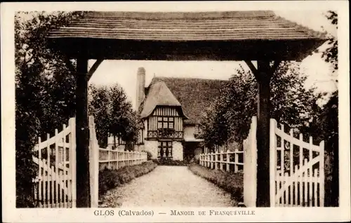 Ak Glos Calvados, Manoir de Franqueville