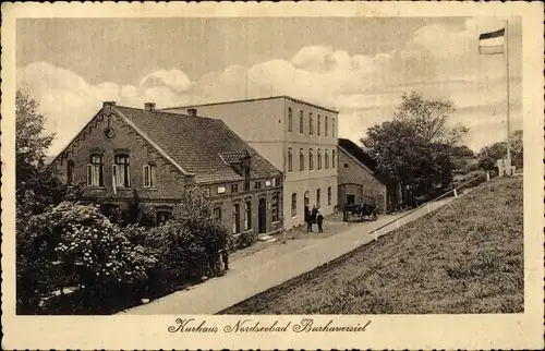 Ak Burhaversiel Burhave Butjadingen Wesermarsch, Kurhaus