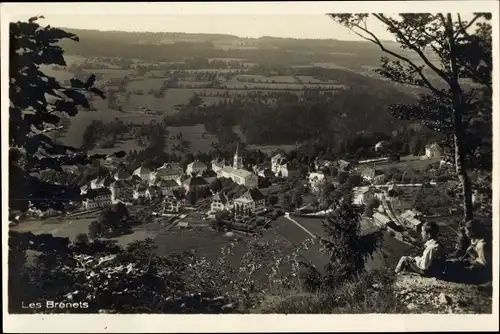 Ak Les Brenets Le Locle Kanton Neuenburg, Panorama