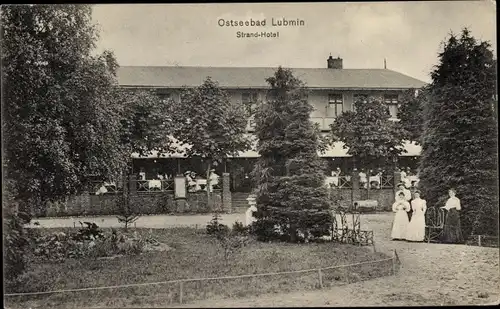 Ak Ostseebad Lubmin in Pommern, Strandhotel