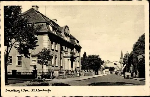 Ak Drawsko Pomorskie Dramburg Pommern, Mühlenstraße