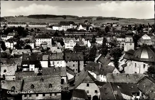 Ak Oberkotzau in Oberfranken Bayern, Panorama, Teilansicht