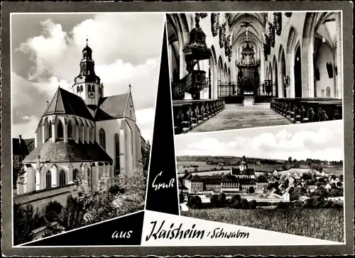 Ak Kaisheim in Schwaben Bayern, Kirche, Teilansicht
