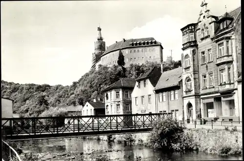 Ak Weida in Thüringen, Blick zur Osterburg